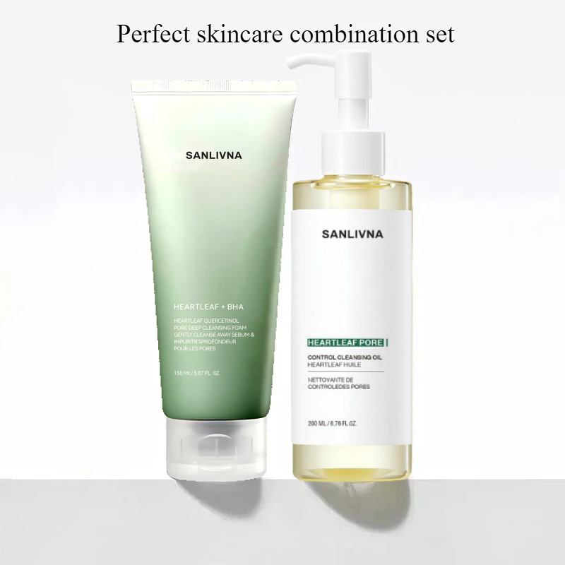 Luxury Skincare Korea - Espuma de Limpeza Facial Coreana Heartleaf,