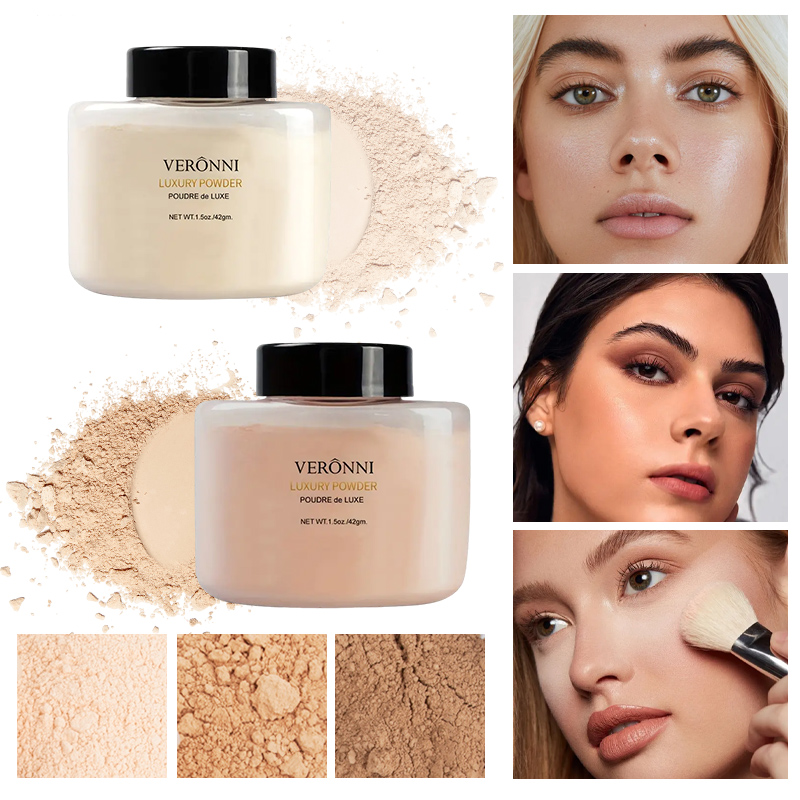 Luxury Skincare Tools - Pó de luxo de 6 cores,