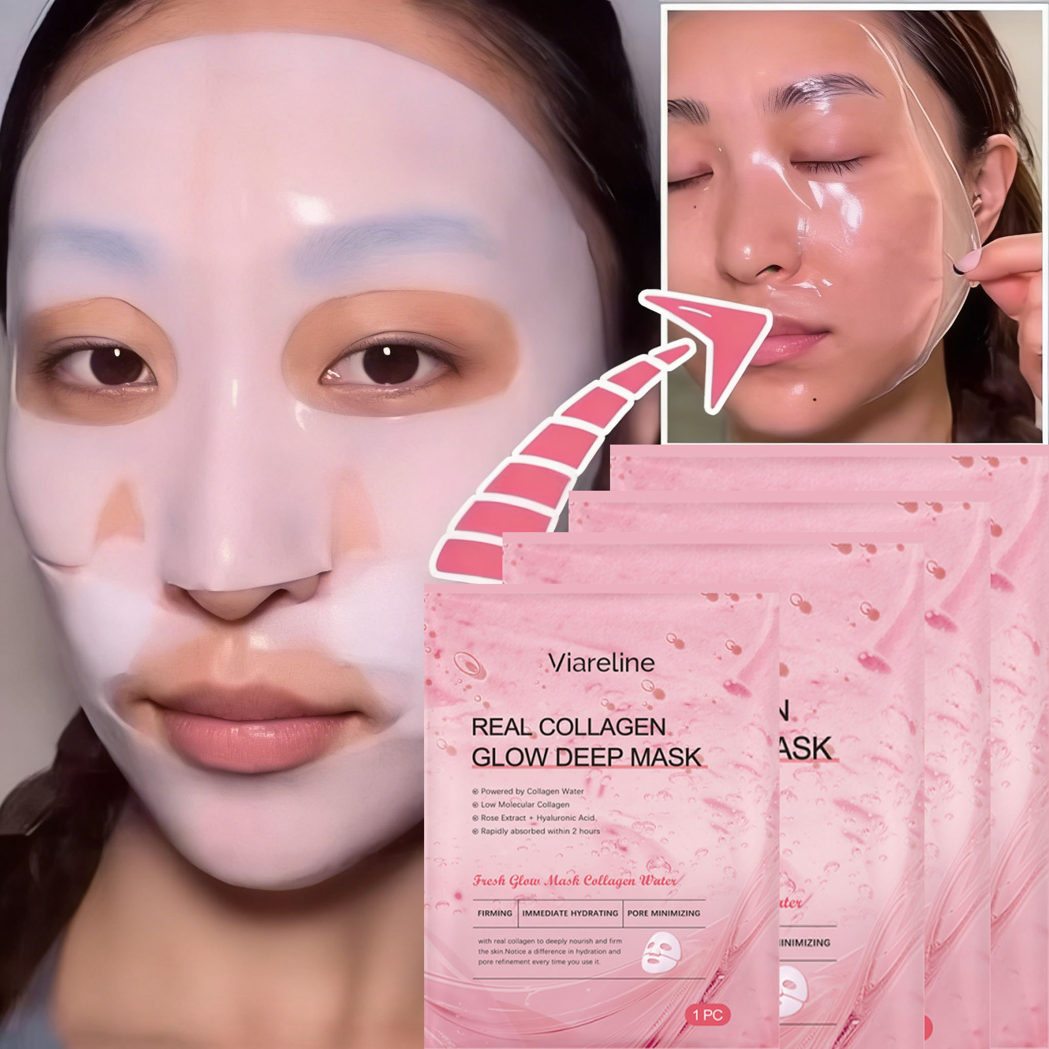 Máscara Noturna de Colágeno co - Luxury Skincare Brands avaliação e preço
