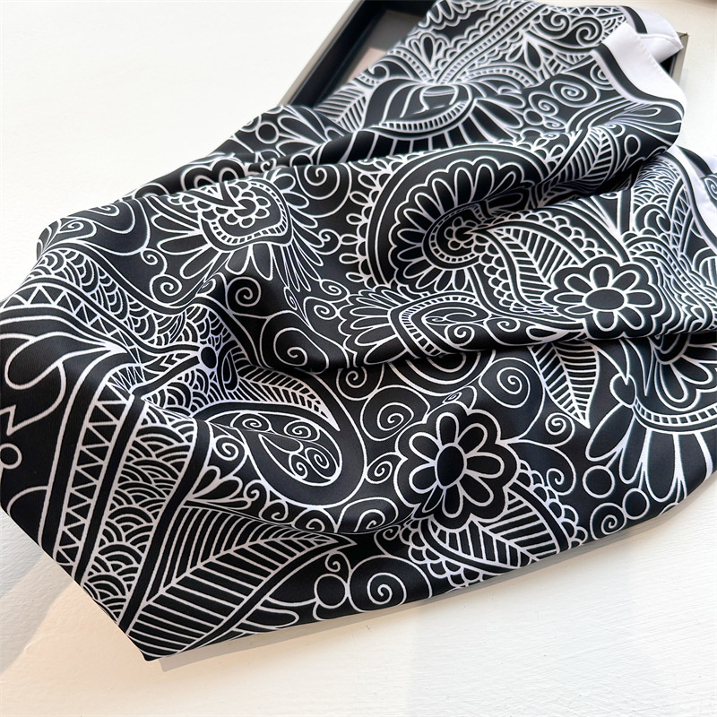 Lenço quadrado de seda para mu - Luxury Skincare Headband avaliação e preço